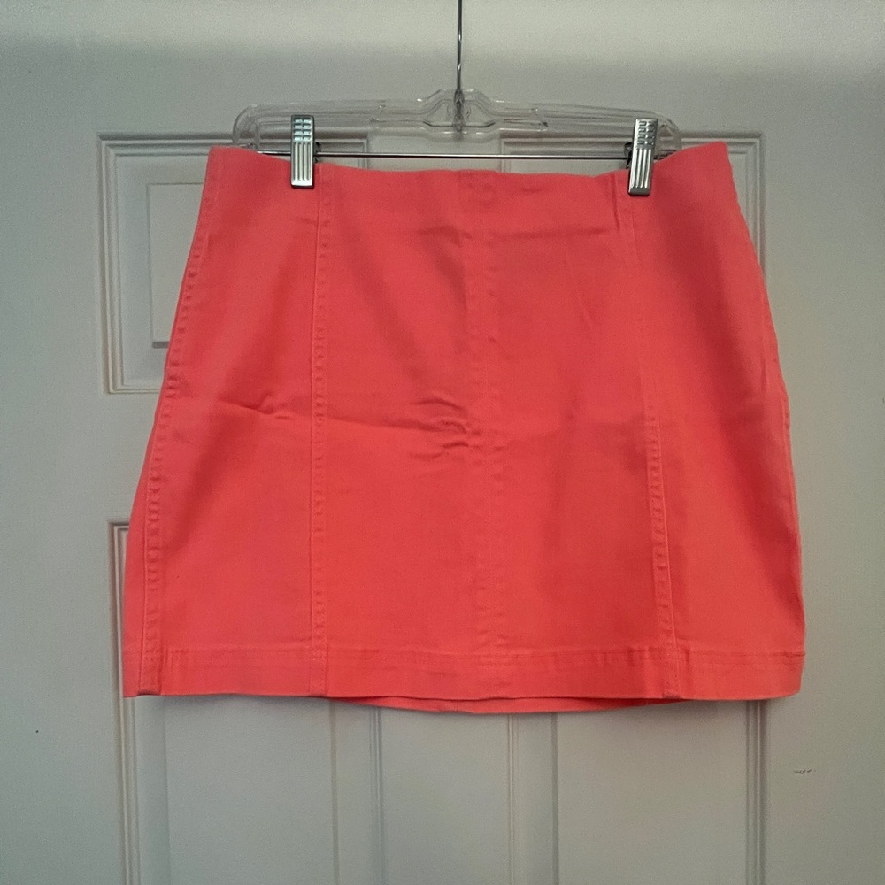 Women’s Coral Mini Denim Skirt - Picture 2 of 3